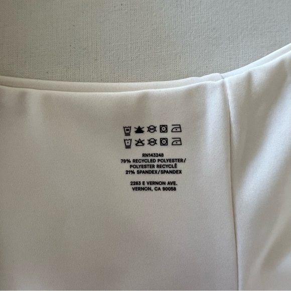 Reformation Bella EcoMove Active Dress in White - Picture 15 of 16